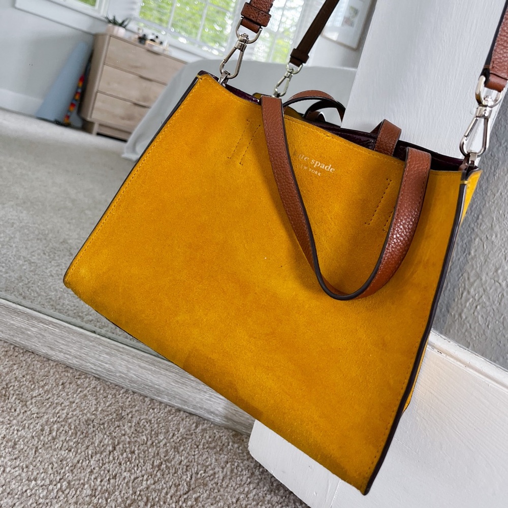 Kate spade suede bag